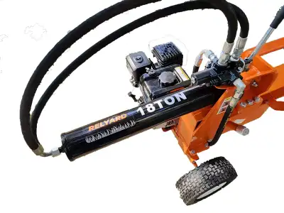 7.0hp 18ton Gasoline Hydraulic Log Splitter - Relyard, View more