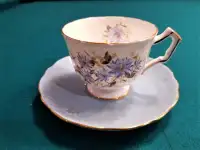 Aynsley Cup And Saucer With Light Blue Pattern #16