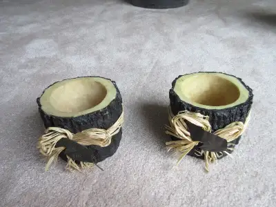 Pretty candle holders . Like new Asking $ 2.00 each- or make me an offer for all. Please contact Ire...