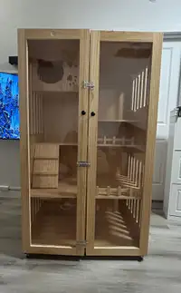 Pet villa in wood / luxury cage