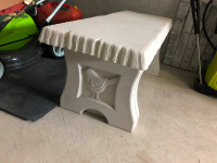 Concreat bench