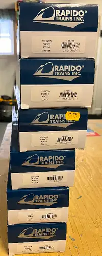 New Rapido model trains for sale HO scale.