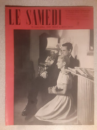 JOURNAL VINTAGE LE SAMEDI DE NOVEMBRE 1958