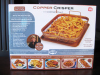 New Copper Chef Copper Crisper Non Stick Elevated Mesh Oven Tray