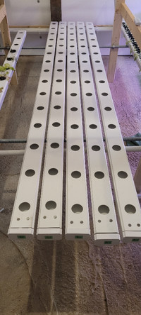 Hydroponic PVC channels, troughs, pipes, or gully for NFT