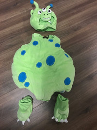 Little Green Monster Costume - 6-12 months