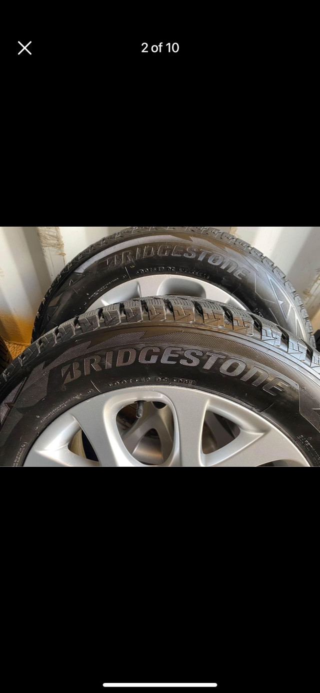 Set of 4 NEW BRIDGESTONE winter tires rims(235 60 18) pattern (5 in Tires & Rims in Oakville / Halton Region - Image 3