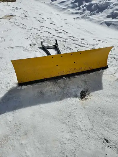 Atv/ Utv 60 inch snow plow with mount for bike, good shape, Asking $275 ..I am in Ship Harbour..Call...