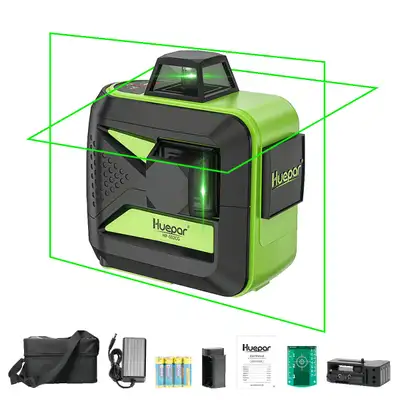 Huepar 602CG Laser Level W Huepar Tripod, View more