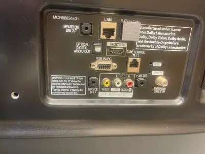 50” LG Flat Screen TV, Like new, View more