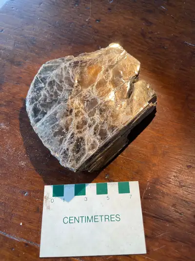 large Muscovite mica crystal mineral specimen, View more