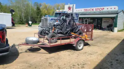 Coleman dune buggy. Has only 12 hours. Runs great ,goes about 60kms. Has new carb.