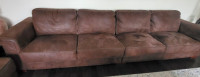 Suede Leather Sofa and Couch