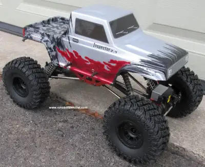 NEW HSP 1/10 SCALE 4WD RC ROCK CRAWLER WITH 4 WHEEL STEERING ( 4 modes) -- Two Axle Mounted 15Kg Hig...