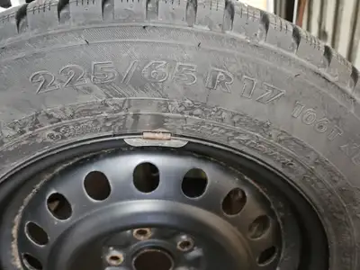 225/65 R17 Nokian Nordman Studded Directional Winter Tires 17x7 (5 on 114.3 or 5 on 4 1/2") Steel Wh...