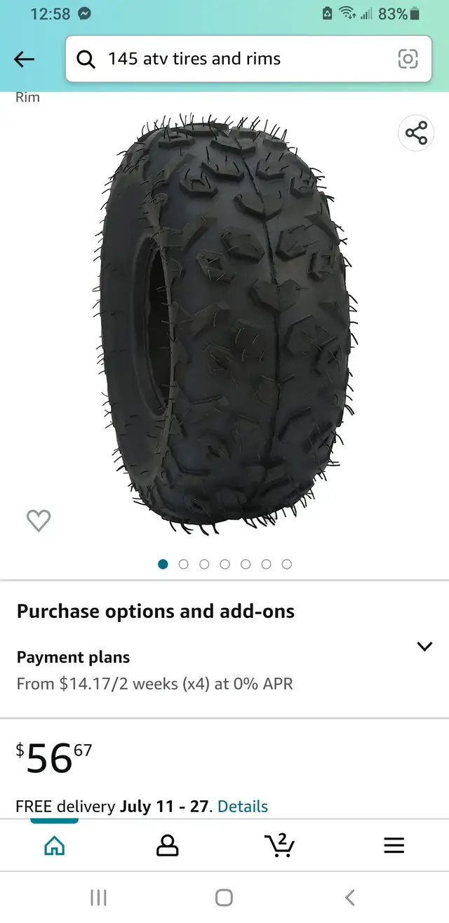 NEW Hakuba 145/70-6 KIDS ATV off-road TIRES 50cc-110cc in ATV Parts, Trailers & Accessories in Brantford - Image 10