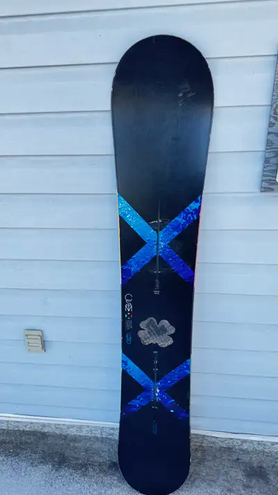 Burton Custom X snowboard with bag, View more