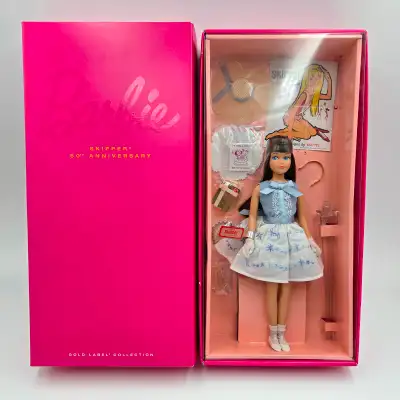 Barbie Brunette Skipper Doll 50th Anniversary Happy Birthday Repro Of #1919 2013 NRFB Read. You Have...