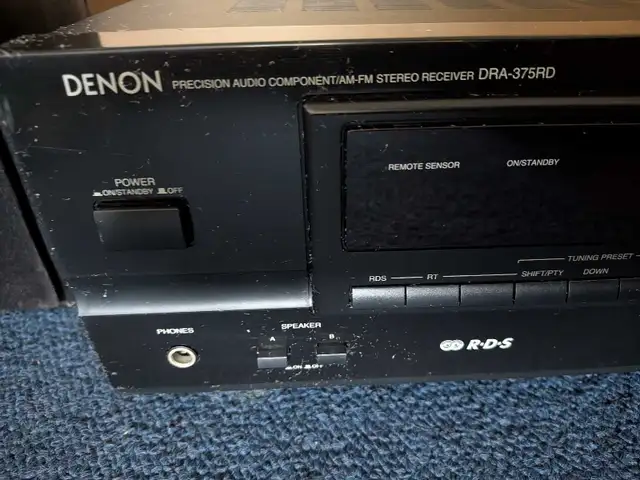 Denon DRA-375RD AM/FM RDS Stereo Receiver in Stereo Systems & Home Theatre in City of Toronto - Image 7