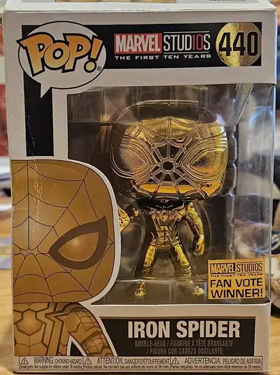 Iron Spider Funko Pop Spider-Man Figure, View more