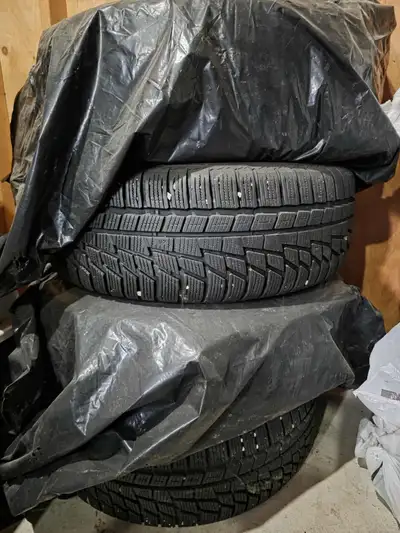 Nordman WR all-weather tires, size 225/60R16 98H, on steel rims. Just want them gone, open to offers...