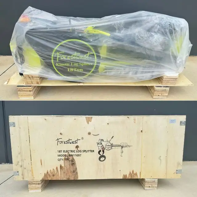 18T 2HP Upgraded Electric Kinetic Log Splitter BM11097 in Power Tools in Delta/Surrey/Langley - Image 6