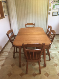 Solid Wood Kitchen Table Set
