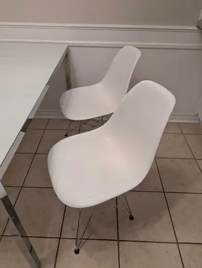 Structube Eiffel chairs. Can be used for dining or office desk chair. 4 available. $25 each or 4 for...