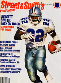 N.F.L -STREET & SMITH’S -PRO  FOOTBALL MAGAZINES.