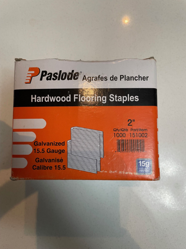 Paslode Hardwood Flooring Staples in Floors & Walls in City of Toronto - Image 2