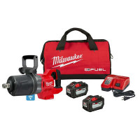 Milwaukee 1" dhandle inpact kit with 2  12amp vatteries