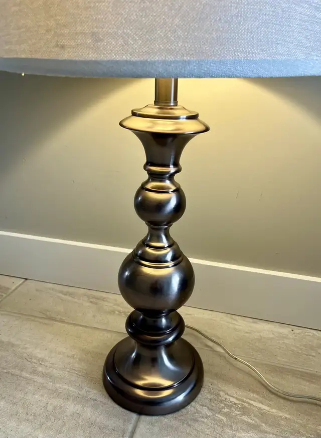 Table lamp with white shade in Indoor Lighting & Fans in Cambridge - Image 3