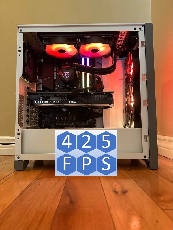 New built RTX 4070 Ti Ryzen 7 5800X 32G DDR4 1T NVME Gaming PC