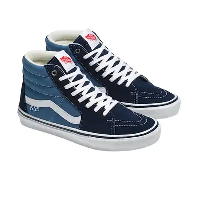 VANS SKATE SK8-HI NAVY/WHITE SHOES MEN'S 12, View more