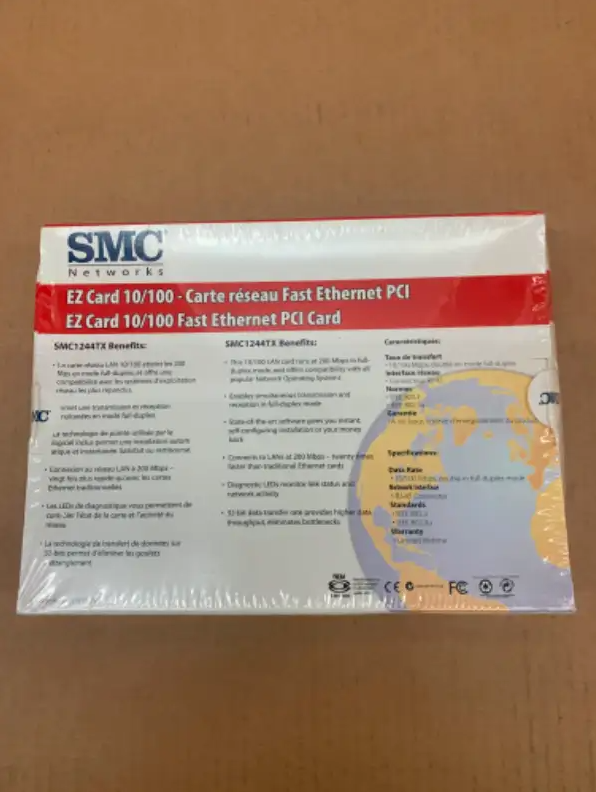 SMC Networks EZ Card 10/100 Fast Ethernet PCI Card SMC1255TX64141848310401121