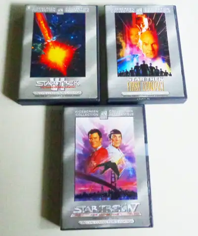 SPECIAL COLLECTORS EDITION STAR TREK DVD'S, View more