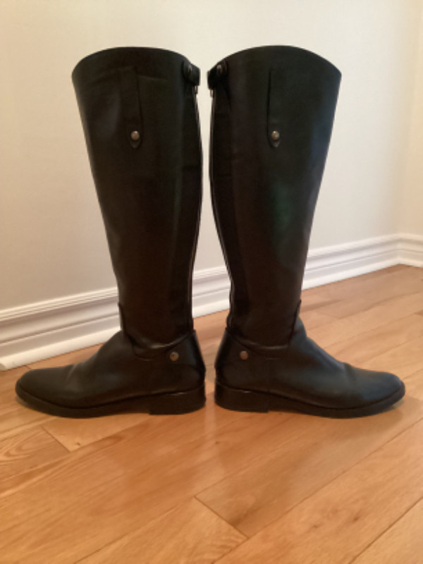 PRICE DROP! Emanuele Crasto Women's Black Leather Boots SZ 10.5 in Women's - Shoes in West Island - Image 4