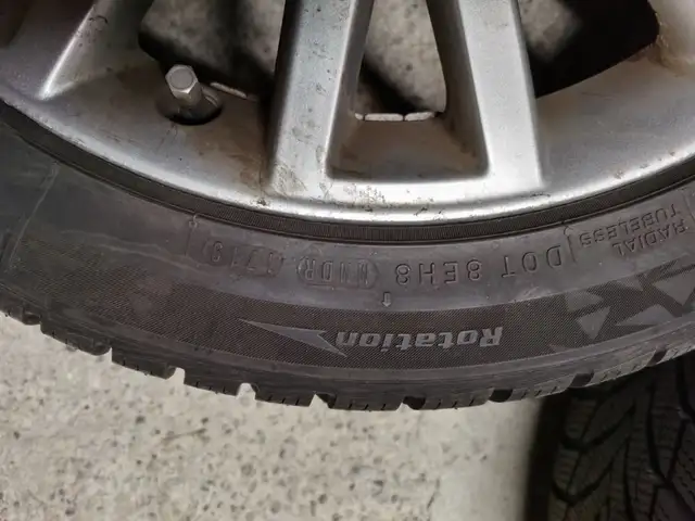 AUDI OR VW RIMS 5*112MM WITH LIKE NEW 225/45/17 NEXEN WINTER TIR in Tires & Rims in City of Toronto - Image 8