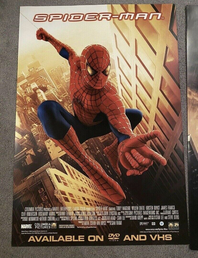 Original Spider Man Movie Posters in Arts & Collectibles in Cambridge - Image 2