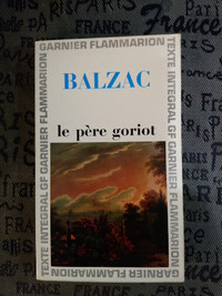 Le Père Goriot d'Honoré de Balzac