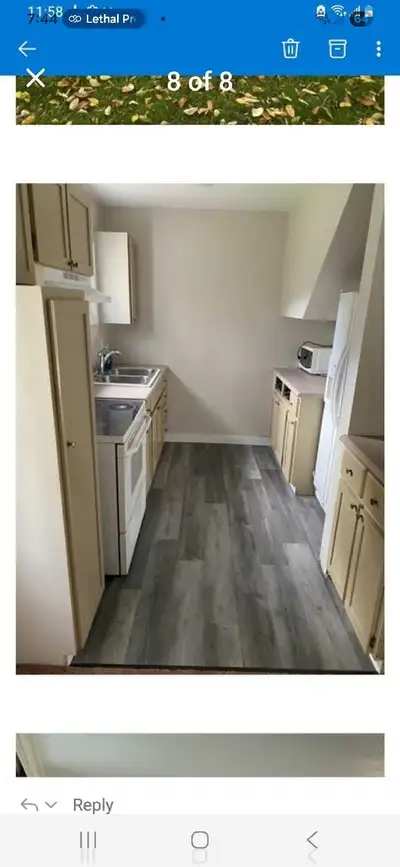 This small semi detached home in a great quiet area at 683 8th street A east. With a great yard! Per...