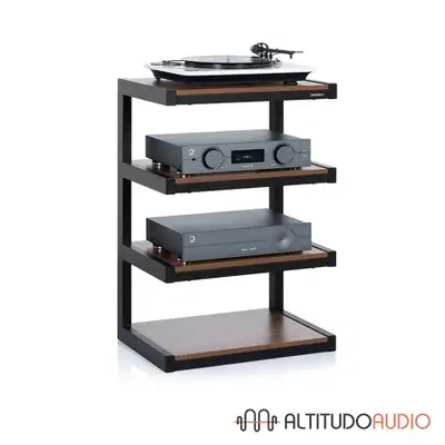 Norstone ESSE 4 Glass Shelf HIFI Audio Rack *Walnut, View more