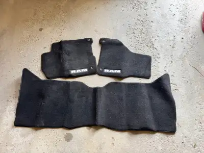Factory Ram 1500 floor carpets. $40 or best offer. Never used. Look new.