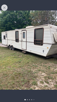 36’ homesteader camper trailer park live living bunkie home apt 