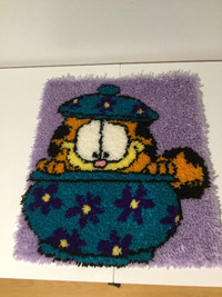 Tapis décoratif fait à la main - Garfield