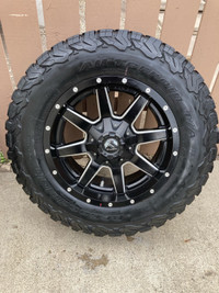 Fuel rims and tires for Toyota truck 