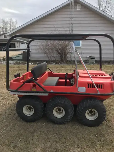 6 wheel Argo with tracks, low hours. New carb. Runs nice. Some new chains. 2 speed transmission. 16...