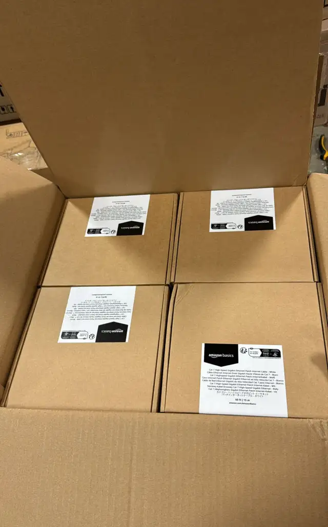 Cat 7 High-Speed Gigabit Ethernet Patch Internet Cable -White, 5 in Cables & Connectors in Hamilton - Image 6