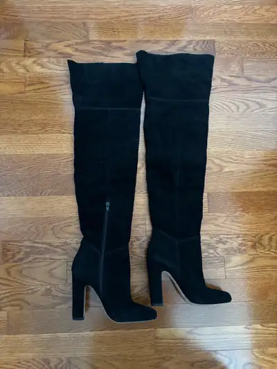 suede thigh high boots, View more