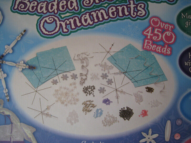 Creativity for Kids Beaded Snowflake Ornaments in Toys & Games in Guelph - Image 3